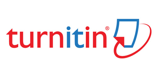 Turnitin logo - text title and an image of a swoop over a document
