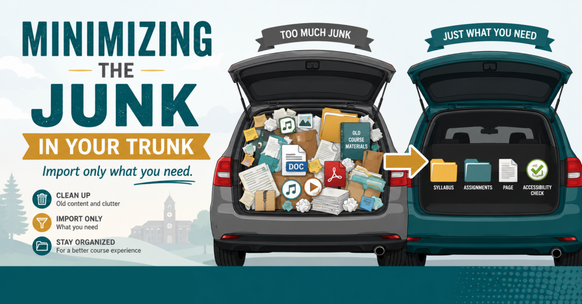 Minimizing the “Junk in Your Trunk” for a Clean Canvas Import
