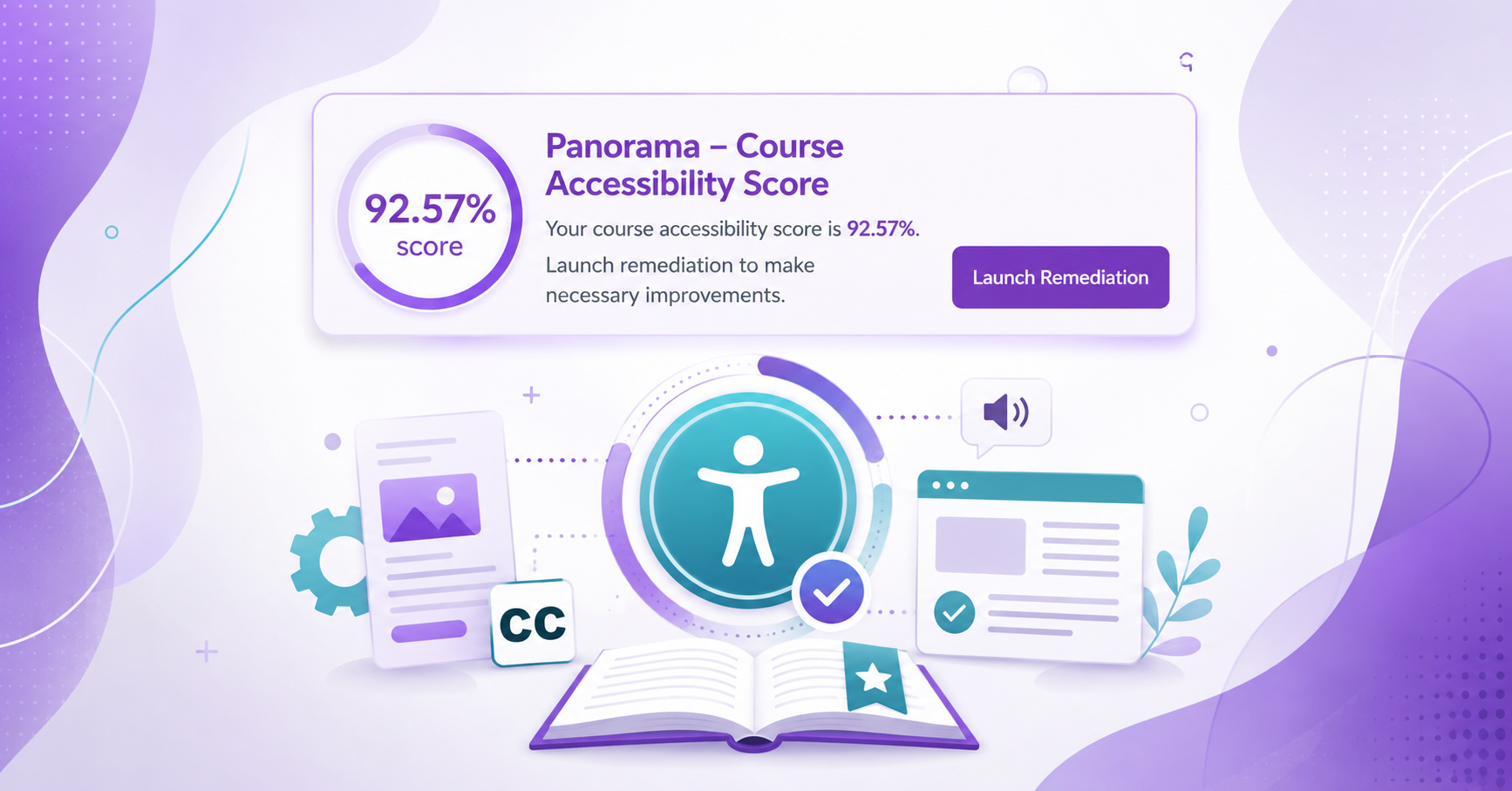 Panorama Course Accessibility Score and Remediation tool featured image